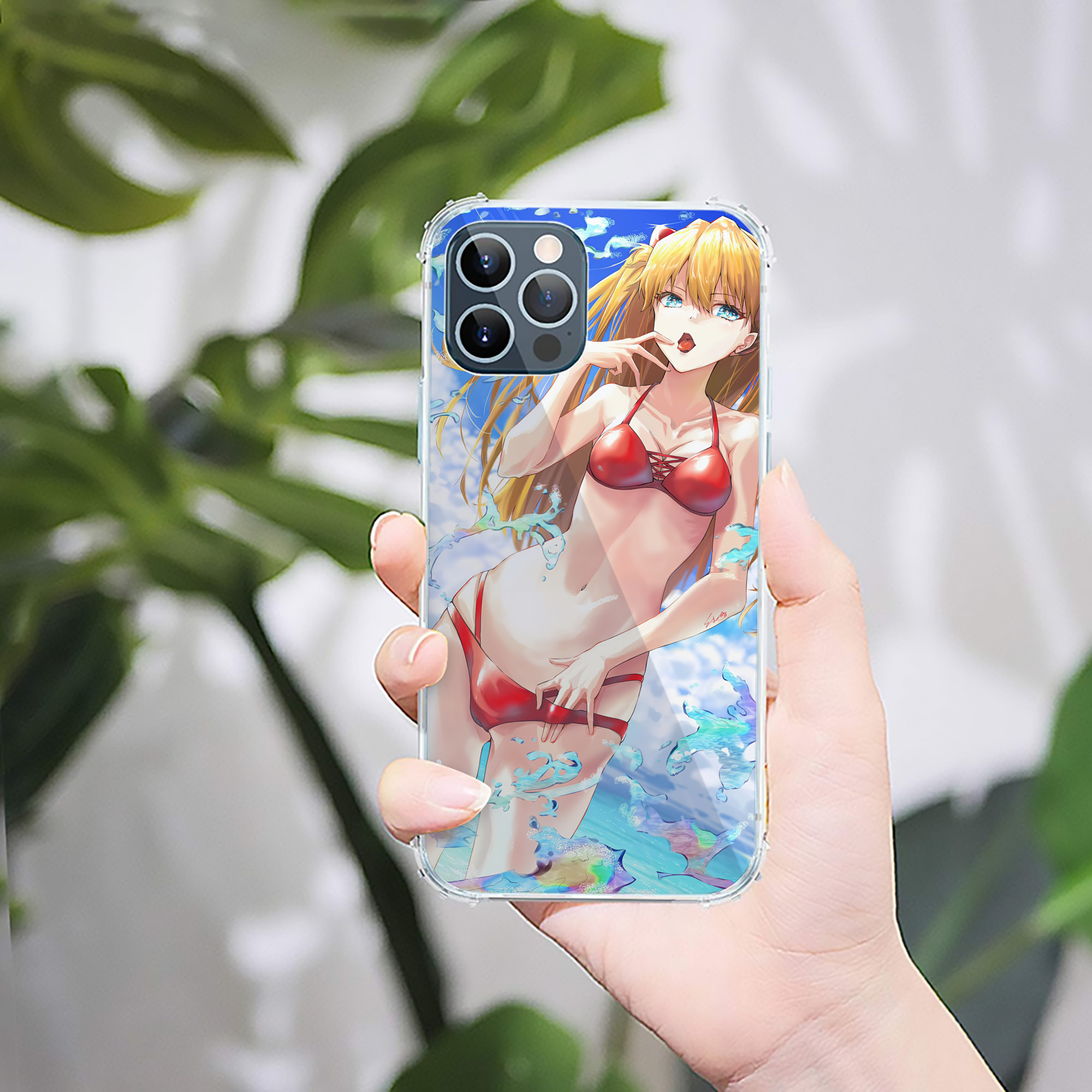 （画像用） EVA 新世紀エヴァンゲリオン 【iPhone 12シリーズ対応】透明スマホケース（クリアソフトケース）